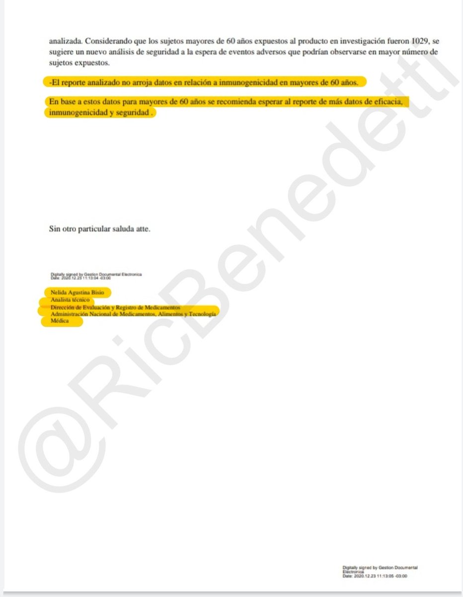RicBenedetti's tweet photo. Pfizer y Astrazeneca detuvieron la investigación cada vez que encontraron efectos adversos serios, no surge de los informes que Rusia haya detenido nada para estudiar los 12 casos de la Sputnik V. El reporte no arroja datos sobre la inmunogenicidad en mayores de 60 años. Rt https://t.co/4wAz7UQ7mQ