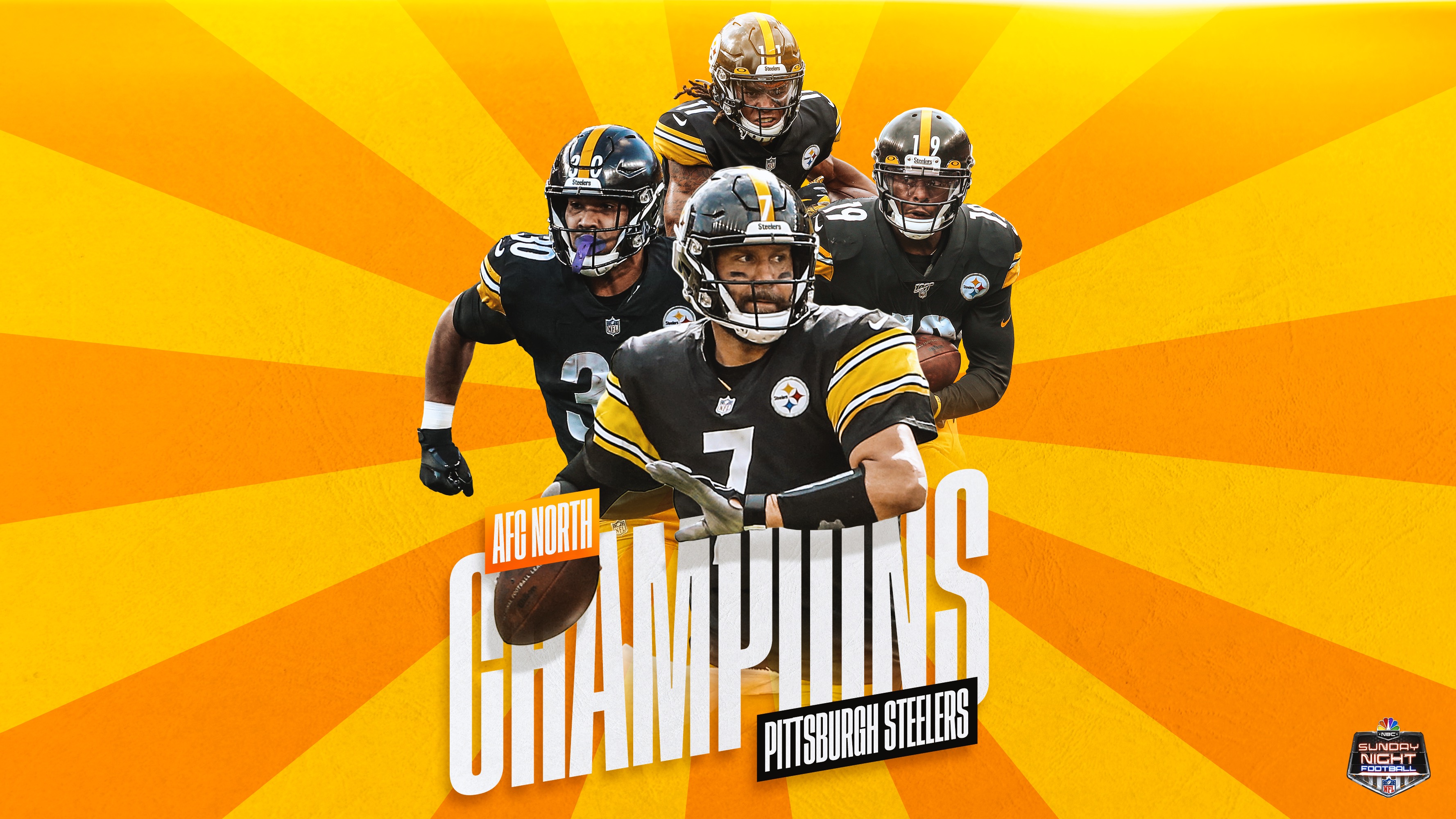Sunday Night Football on NBC on X: 'Your AFC North champs: @steelers   / X
