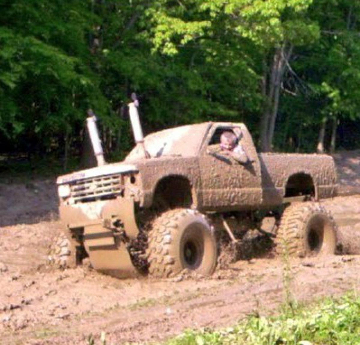 Ed is the most recent loss. He's the father of one of my close friends and a wildman behind the wheel. His son's pieced his rig back together with donated parts so he could enjoy one more romp through the mud before ultimately losing his fight with cancer.