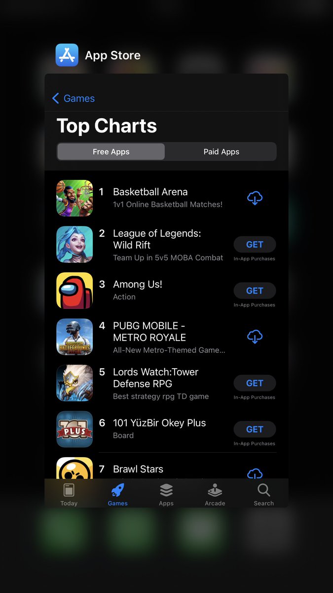 Geliştiricisi olduğum oyunun üst sıralarda olma başarısı gurur verici. #basketballarena