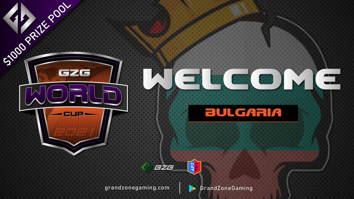 🏆GZG World CUP
🔸24/32 <a href="/TeamBulgariaCR/">Team Bulgaria</a>
We are pleased to announce the next team to participate in the GZG World CUP! 

Read more how to get an invitation here: grandzonegaming.com/en/regulations…

Who next should get an invitation? You know what to do!