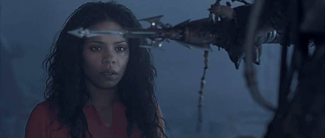 I'm gonna go out on a limb and guess that the factory standard video game protagonist is the human hero of this movieAlready it's a downgrade from one of the best things about AvP, which was Alexa Woods (Sanaa Lathan)