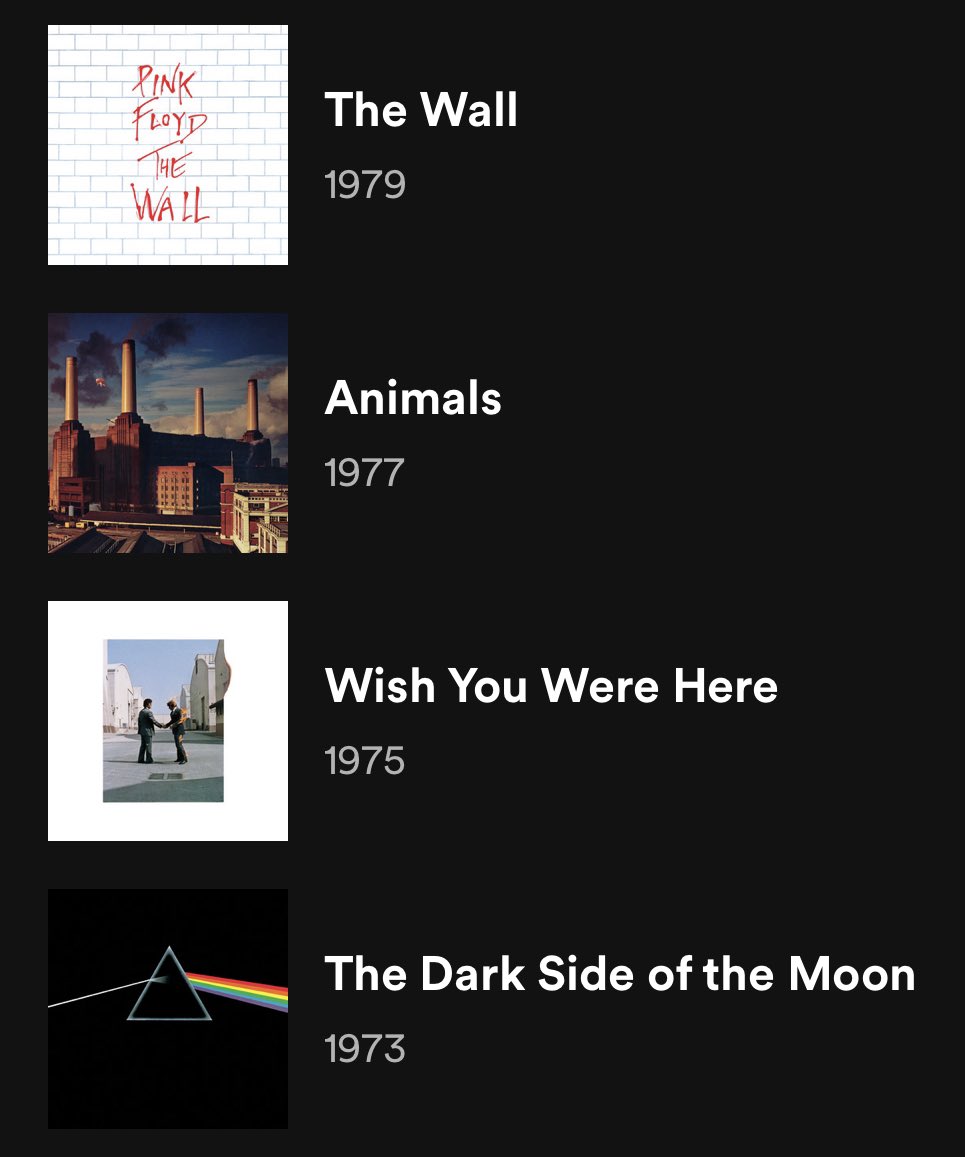 drivesIowly's tweet photo. name a better 4 album run that's not Kanye https://t.co/GbNIdXiCSf