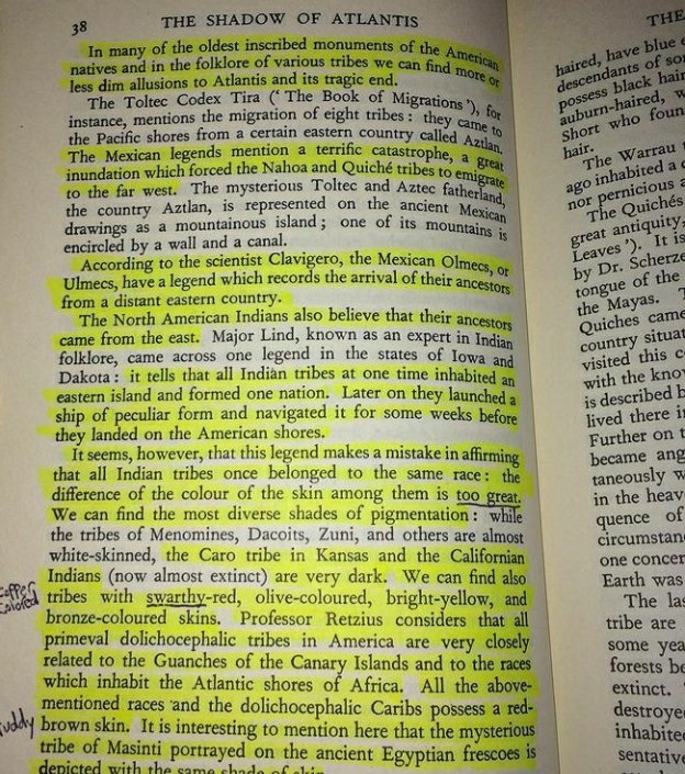 In the books The Shadow of Atlantis by Colonel Braghine and Kabbalah of the Mayan Mysteries by Samael Aun WeorYou'll see excerpts from the aztec books were they explain how the ancestors came from the sunken Atzlan. They also speak of how the earth was reset 4 times before