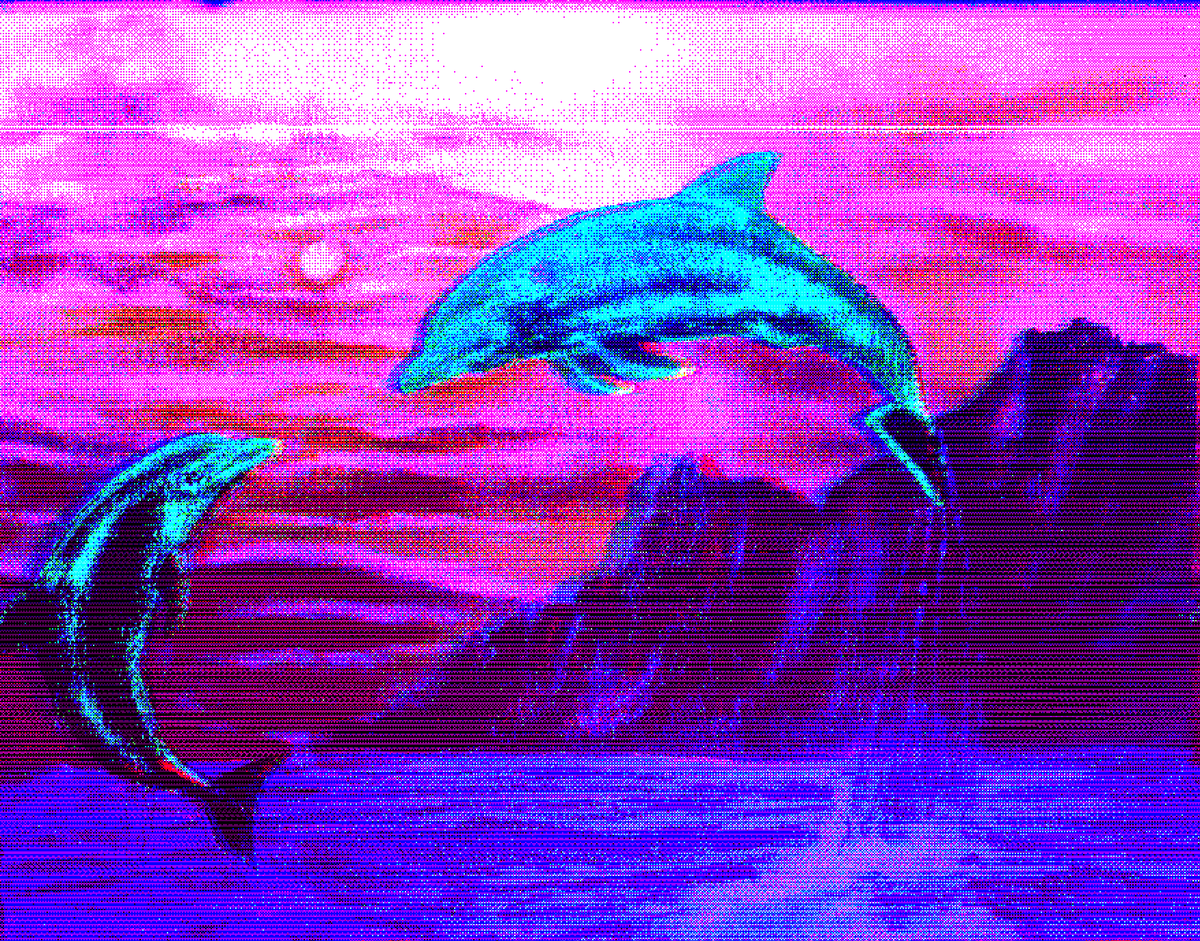 This year I also started getting more into pixelation, pixel-heavy textures, transformations and effects. I call it  #pixelwave https://www.patreon.com/aminus/posts?filters%5Btag%5D=pixelwave