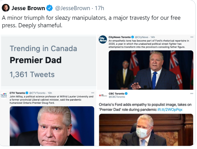 Because people consume media they think they understand how it works, in a way I wouldn't assume to know how my car or insurance works. You can dislike  @Shawn_Jeffords' story for Canadian Press, or not, but the fact that multiple outlets carried it only means they belong to CP...