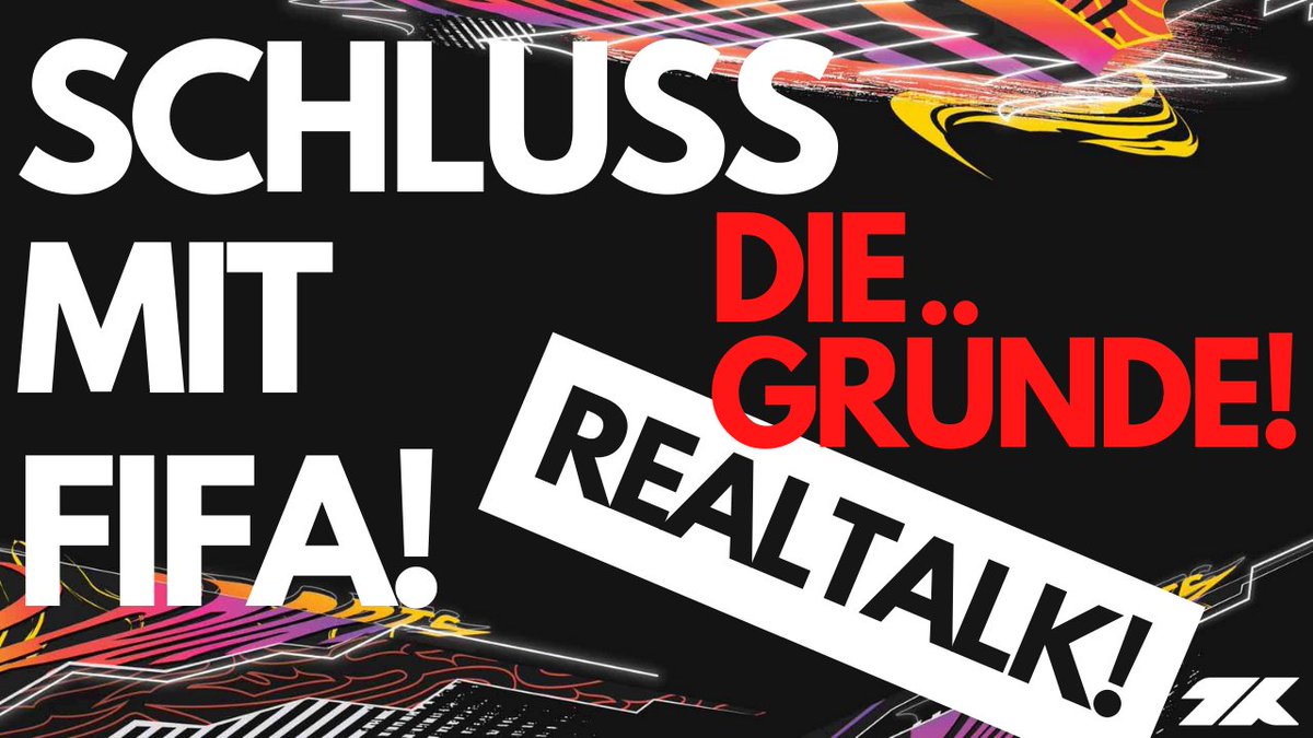 Schluss mit FIFA! Gründe - REALTALK über die Szene! #FIFA21 

youtu.be/r91O4XXA_6A
