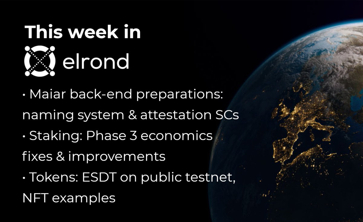 There is no better way to end the year than *Elrond ranking number 1 globally on blockchain dev activity*.

A powerful signal of what’s to come. Happy to share with you 2020’s last weekly #elrondtech report. 👇