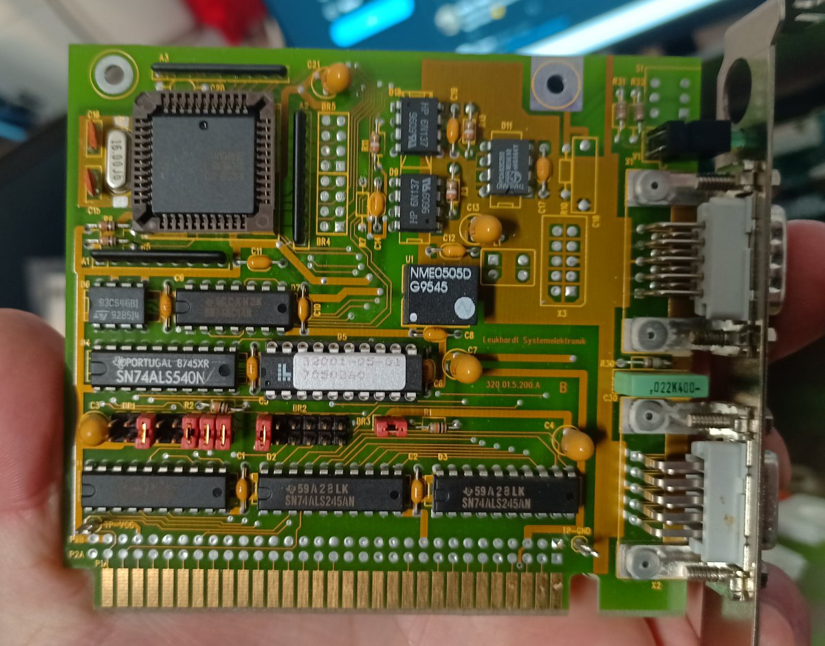So let's move on.The next board is this one.This is the earwaxy one. It's apparently by Leukhardt Systemelektronik? and possibly called the 320.01.5.200_A