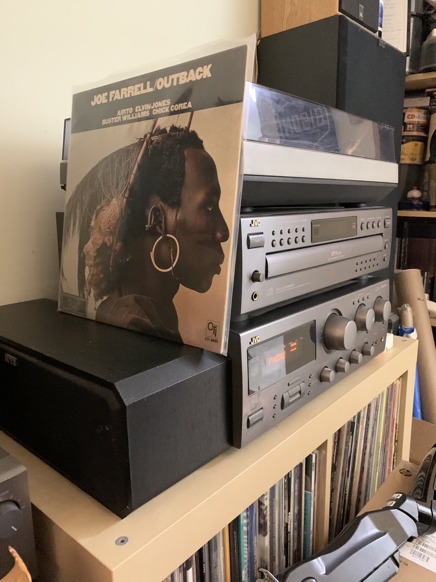 rockeyshane's tweet photo. Now Spinning Joe Farrell - Outback #nowspinning #vinylcommunity #whitelabelpromo https://t.co/1OC4jPXduf
