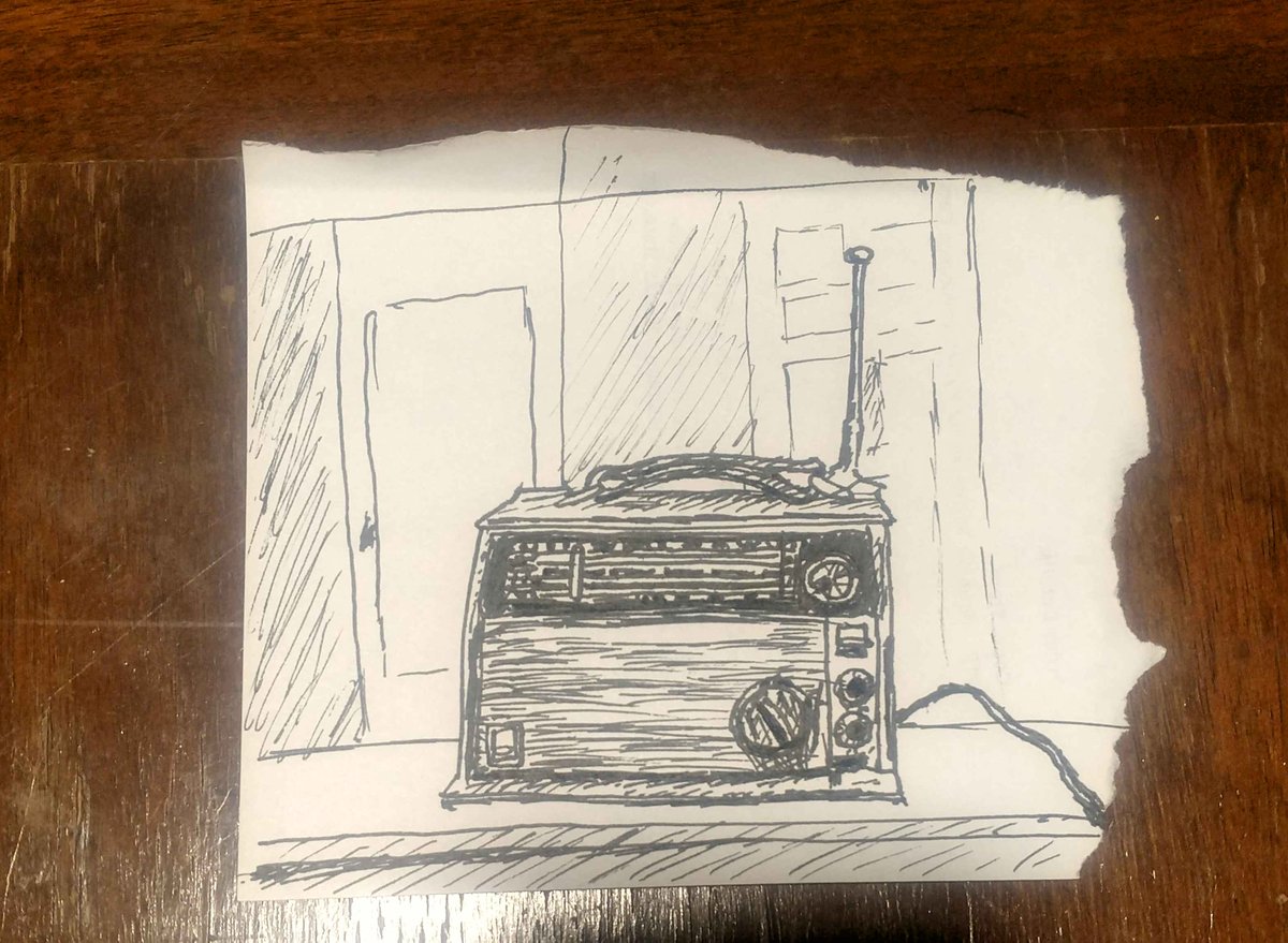 The only non-digital art in this thread! Here are three  #Inktober sketches I did for the sketch prompts in October. Prompts were blade, wisp and radio.