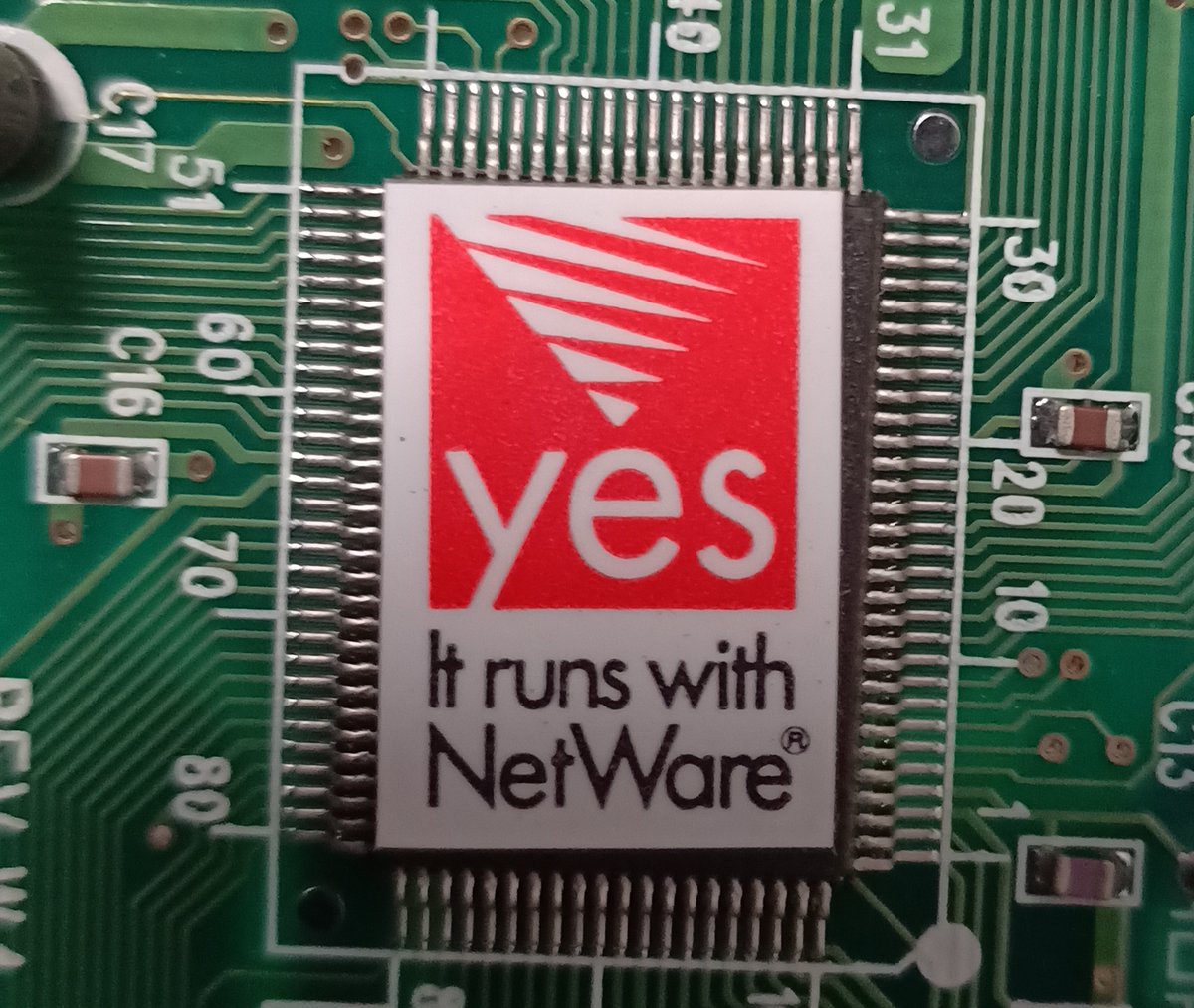 And yes, it runs with NetWare.