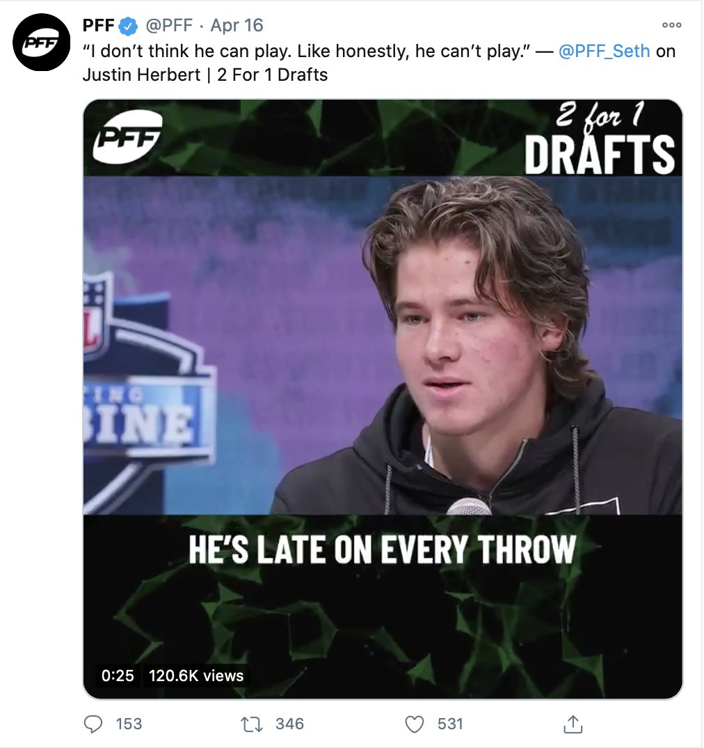 KwadeSays's tweet photo. Bad Draft Twitter takes are always the best https://t.co/ut00RPelNR