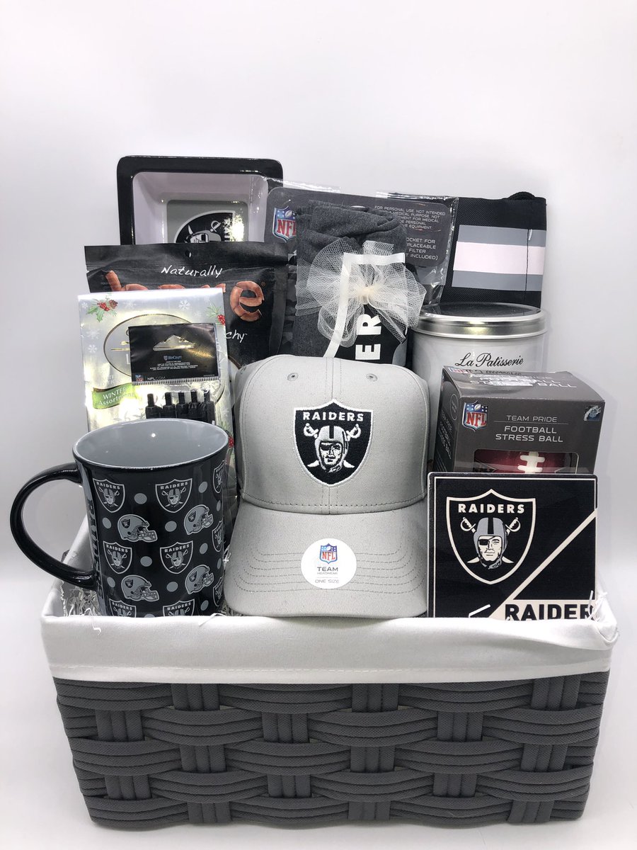 GiftingVegas on X: Raiders Gift Basket 🎁 🏈 #lasvegasraiders #raiders  #lasvegas  / X