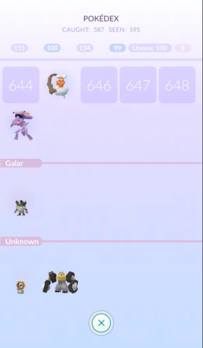 Unown  Pokédex