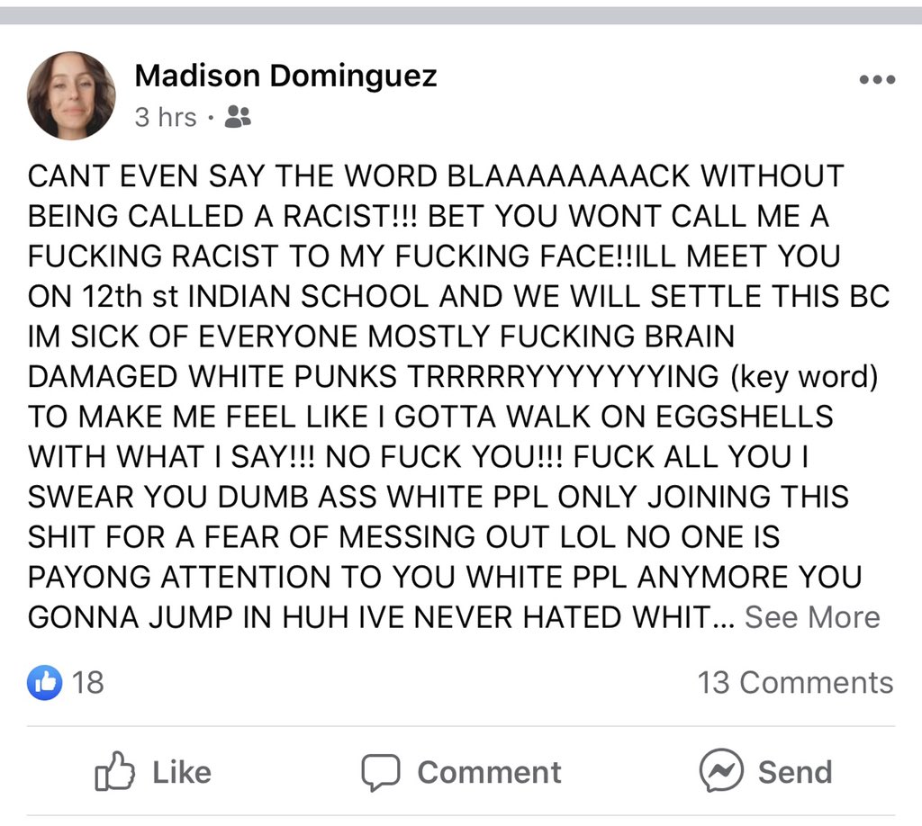 Ok I have amassed a huge collection of people being terrible on Facebook in 2020. There aren’t enough trigger warnings in the world for these, but racist, misogynist, overtly terrible white people abound. You’ve been warned. Now onto our 2020 MEGA THREAD of TERRIBLENESS