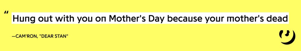 9. Dear Stan - Cam’ronTarget: Stan SpitIf there’s one person who you don’t want beef with, it’s Killa Cam. I urge everybody to check this out - it’s one of the most disrespectful diss tracks I’ve heard.