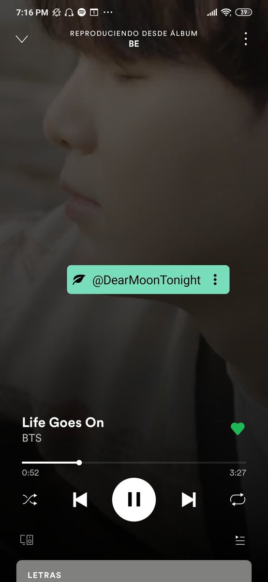 alemoon92's tweet photo. Life Goes On ✨🎶💜
Tres votos más 💪🔥
#StreamPartyToBE
#StreamTAEParty @BTS_twt https://t.co/fAVDufJ276