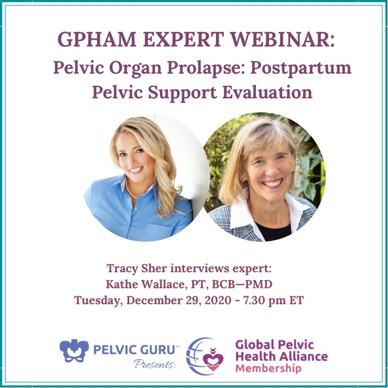 Thrilled to do this expert webinar for #GPHAM with a mentor and friend of mine for 15-20 years.

<a href="/KatheWallacePT/">Kathe Wallace</a> is a pioneer in the pelvic PT field and responsible for paving the way for many of us to be able to do what we do to help so many patients!