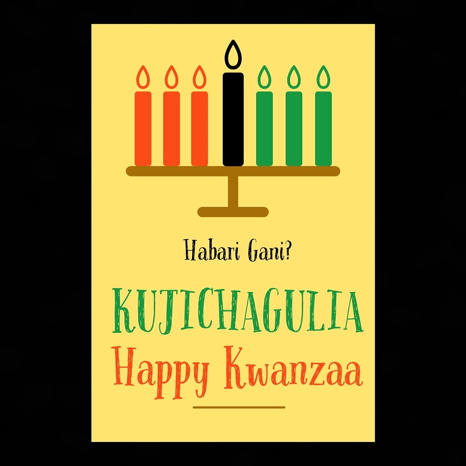 Happy 2nd Day of Kwanzaa!!! Kujichagulia (Self-Determination)