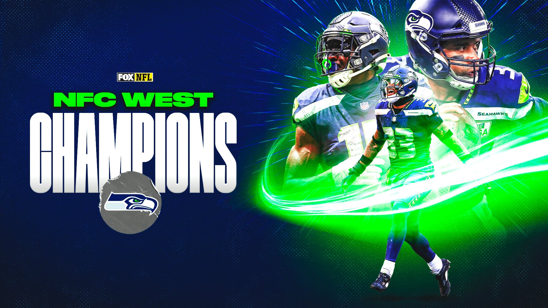 FOX Sports: NFL on X: 'WHERE YOU AT 12s!? The Seattle @Seahawks are your  2020 NFC West Champions! #Seahawks  / X