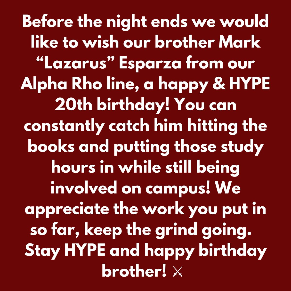 ⚔️ H Y P E   B I R T H D A Y ⚔️