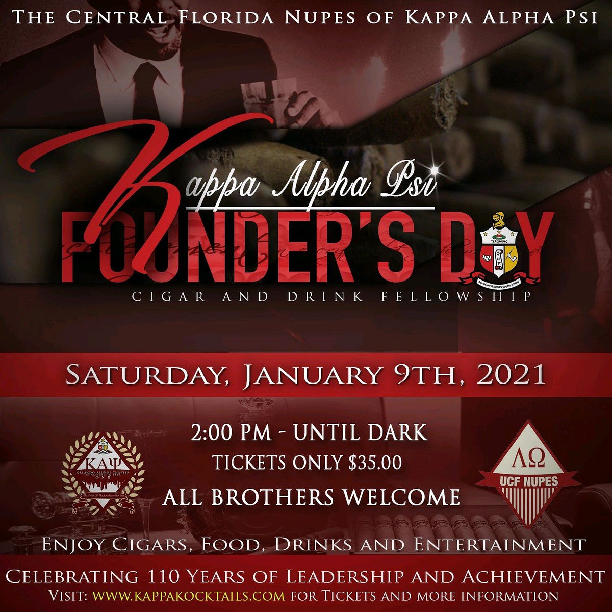 OrlandoKappas's tweet photo. 🗣BROTHERS near and far....Da Rona can't stop J5❗We finna turn up🥃 Join the Central Florida Nupes as we celebrate Founders' Day. Every brother bring a brother!!!
🎟➡ https://t.co/8feJ2rz3ac
♦♦♦
#ForDiggs #J5isKoming #73yearsofservice #OrlandoNupes #KAΨ #Φνπ
@UCFNupes https://t.co/1tHgtBJwmM