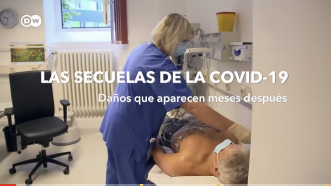 SaludCommunity's tweet photo. 𝗦𝗲𝗰𝘂𝗲𝗹𝗮𝘀 𝗱𝗲𝗹 𝗖𝗢𝗩𝗜𝗗-𝟭𝟵 El canal de televisión alemán DW realizó un reportaje donde se relatan las secuelas pulmonares que sufren las personas y que dificultan su movilidad diaria, a meses de haberse recuperado del coronavirus. @dw_espanol https://t.co/BoyxJelzPj https://t.co/d3xv6h33A9