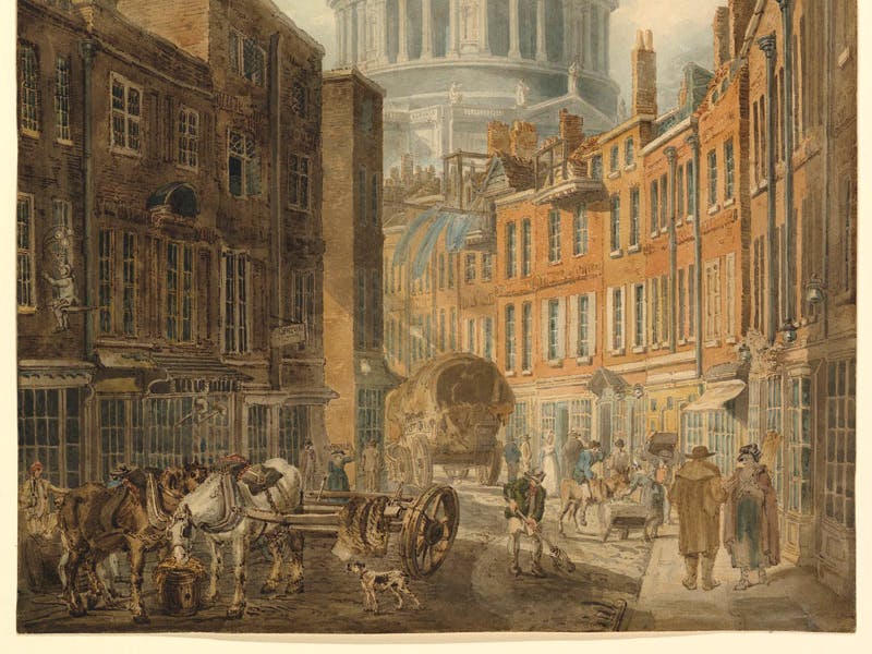 After the Great Fire of London, the rebuilding works seen the construction of wider streets, the banning of open sewers and the creation of pavements - all of which reduced the squalid conditions within which Plague outbreaks could escalate.