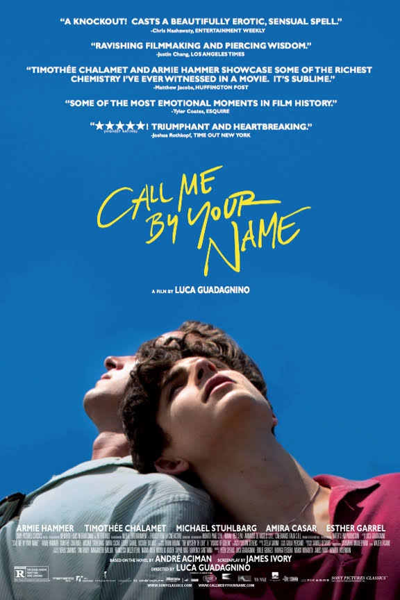 Timothée Chalamet as Elio Perlman in "Call Me By Your Name" (2017), directed by Luca Guadagnino