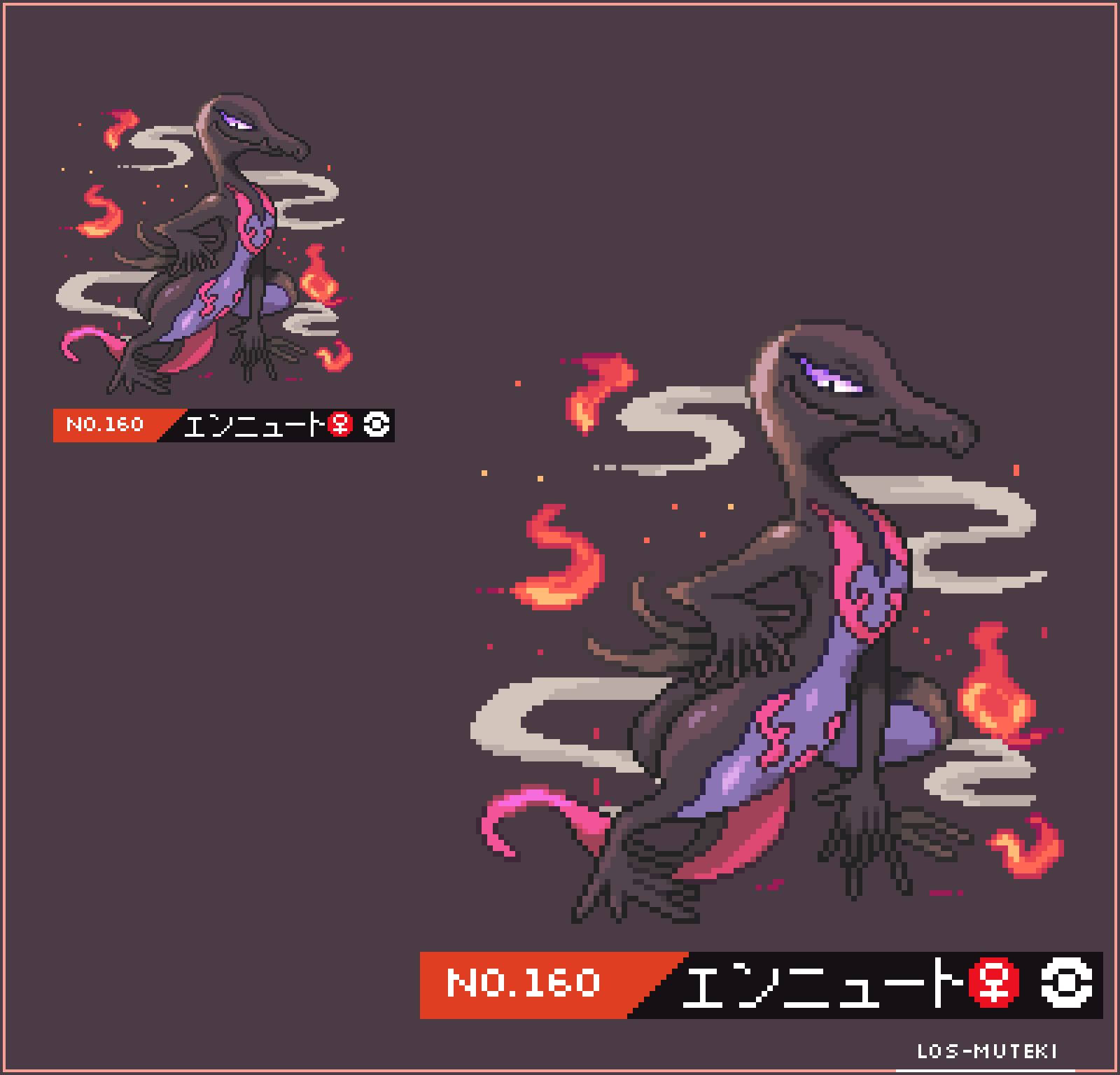 Los エンニュート ポケモン エンニュート Pixelart ドット絵 T Co Uhwjsiketa Twitter