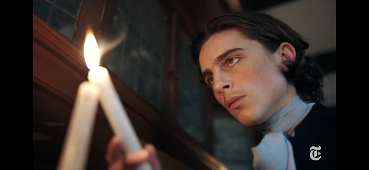 Timothée Chalamet as the cannibal in "The Cannibal" (2017), directed by Flora Sigismondi