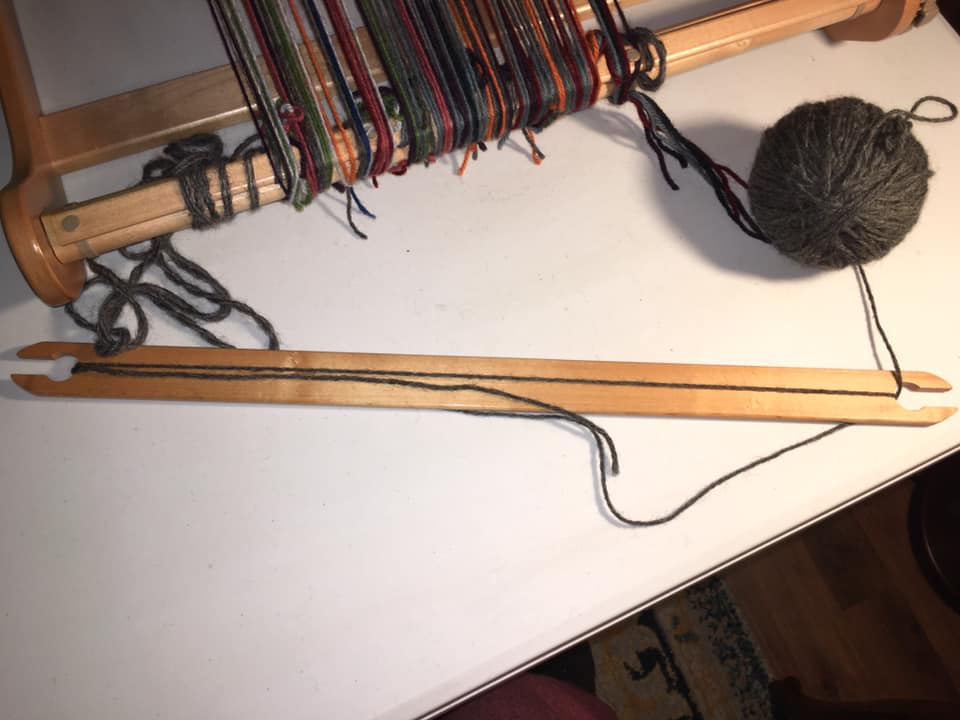 28/ I wrap as much yarn as I can on this because I hate having to hide ends