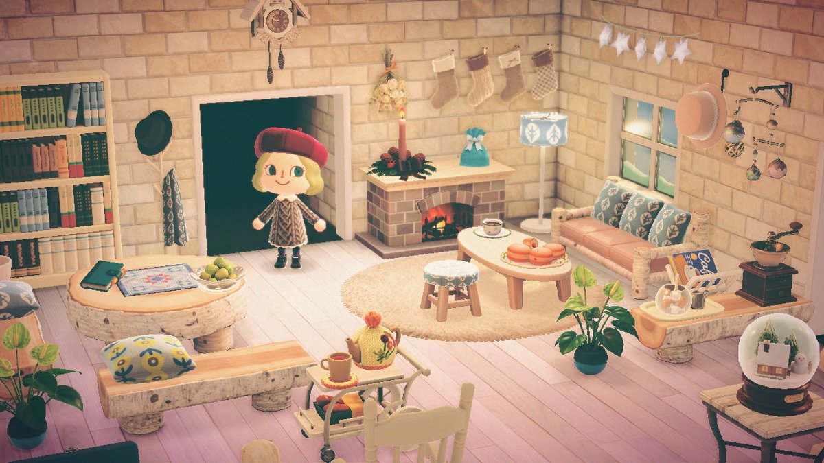 yuki_ak17's tweet photo. おおきなクリスマスツリー片付けたから、ちょっと淋しいな～(><)
冬の北欧っぽいお部屋にしたい♪
ベルリーナーすごい美味しそう(^^)

 #あつまれどうぶつの森 #あつ森 #あつ森写真部 #ACNH https://t.co/y8VmZF39NL