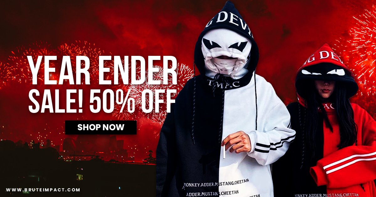 communitycomcom's tweet image. Out with the old, In with the new

🎄 YEAR ENDER SALE 🎄

Get 50% off discount sitewide!

bit.ly/3fyuwxd

#bruteimpact #BruteImpactFashion #YearEnder2020 #YearEnderSale #YearEnder