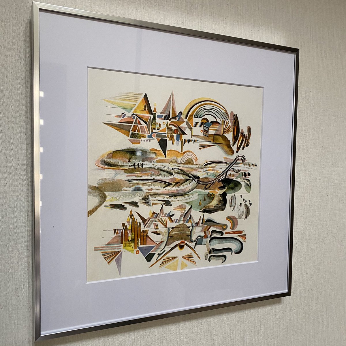 Kaynish 小林沙織 小指 Koyubii さんのリトグラフ 見れば見るほどとりとめもなく浮遊する不思議な絵 で楽しい 先日の東京での原画展は行けなかったけど また状況が落ち着いたら行きたい 小指さんの絵 マンガ全部好き 買ってよかった T