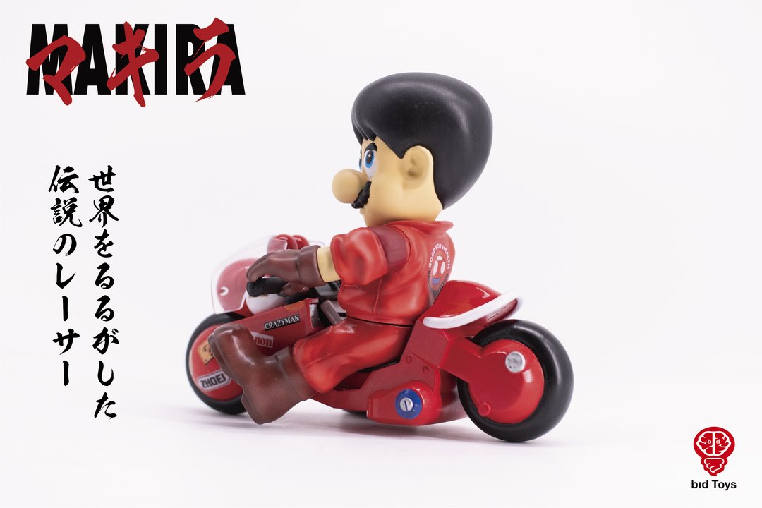 ConsoleMods's tweet photo. This exists. Mario x Akira by Bid Toys. "Makira". Is there anything left that hasn't been Akira-ised? I think I would like to see Luigi as Tetsuo next. #akira #manga #anime https://t.co/6U8PMSNMxA https://t.co/7TjySCSTA0