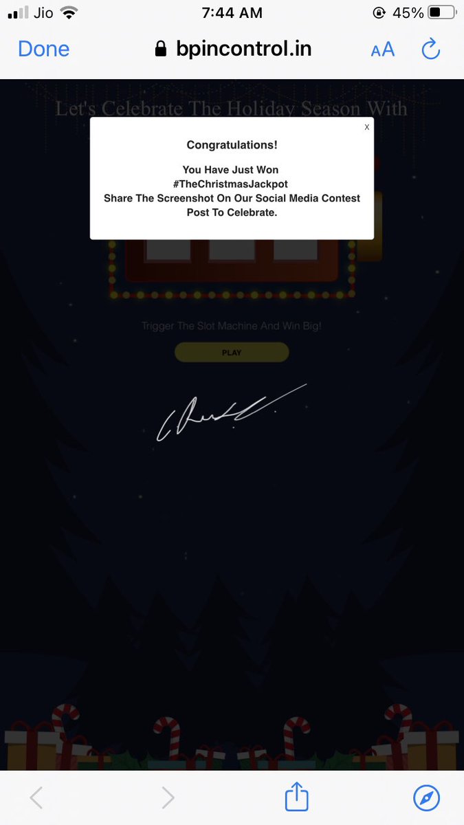 andy_bitts's tweet image. Got the jackpot
@ControlBp  #TheChristmasJackpot #ControlBp  

Join
@Meenusettu @GoldQueenie4 @sd12dec @abha_mishra19