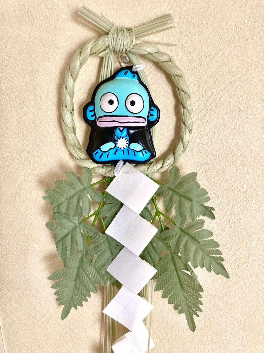 しめ飾り #ハンギョドン 新年に向け神様をお迎えしましょう^_^