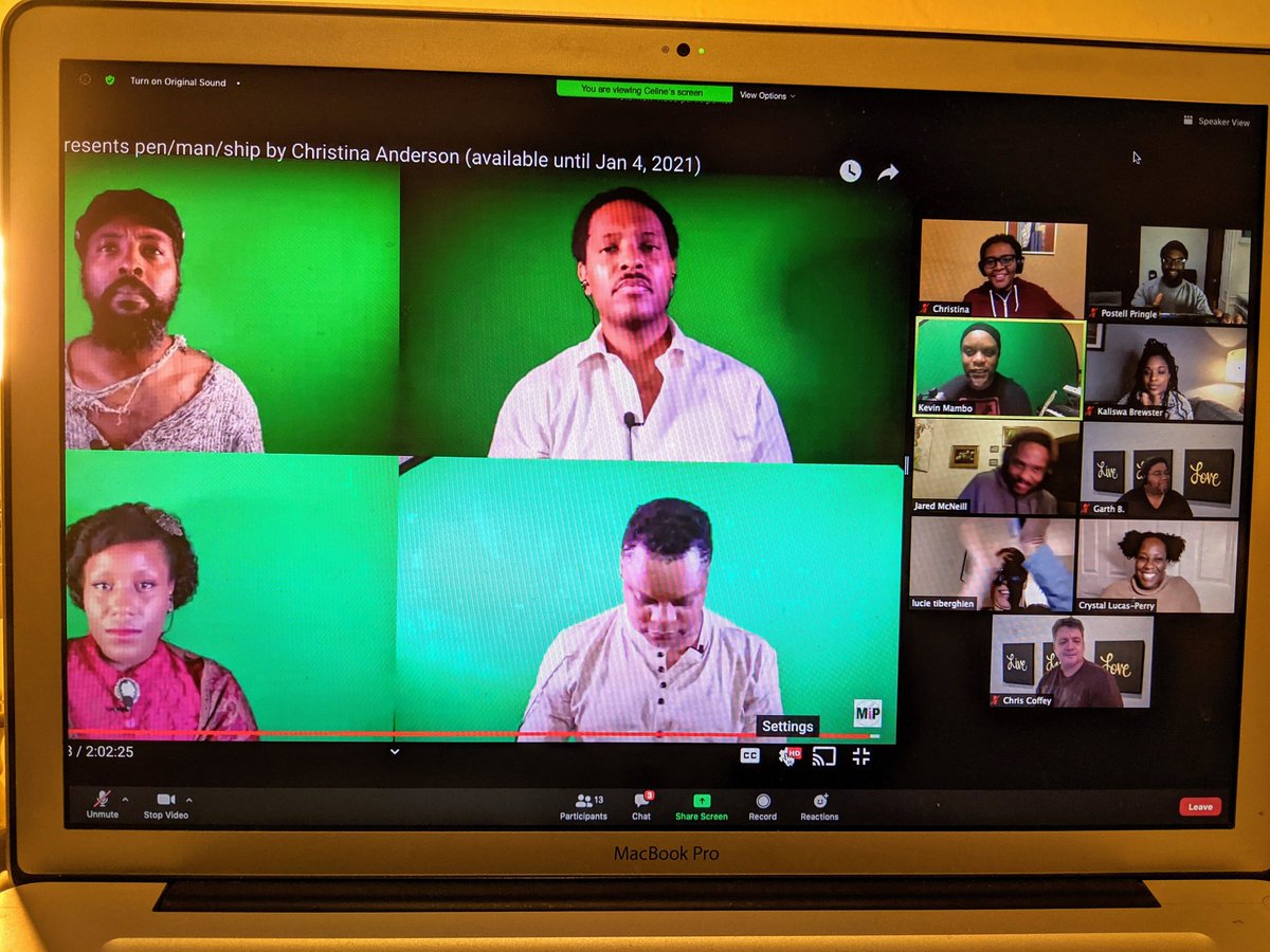 And that's a wrap! It was a honor, a pleasure and a privilege to work w/ <a href="/lucitiberghien/">lucie tiberghien</a>, <a href="/crawrites/">Raja Chidambaram</a> &amp; cast/crew of <a href="/MoliereBKPark/">Molière in the Park</a>. Watch #MIPpenmanship FREE thru Jan. 4th on YT. And please #donate