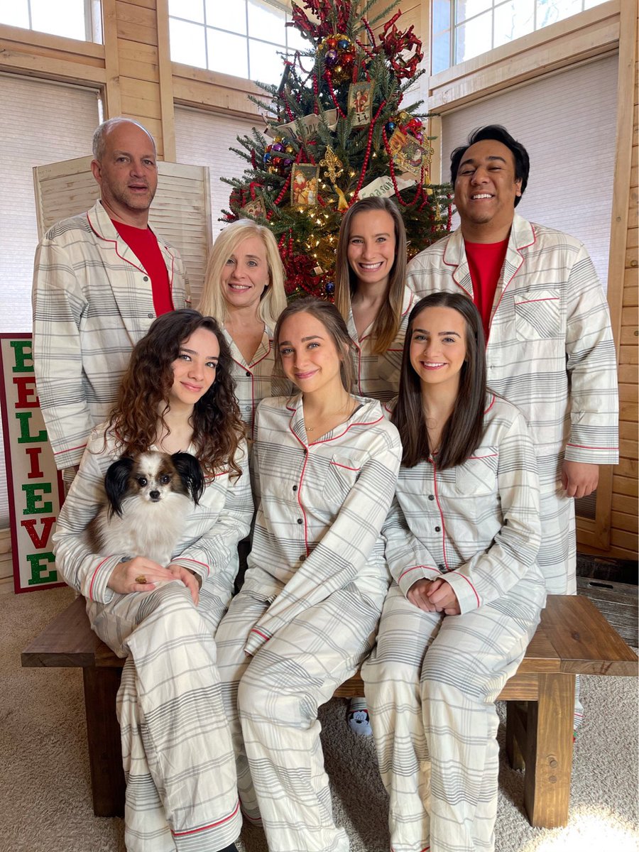 Matching Christmas pjs are a must