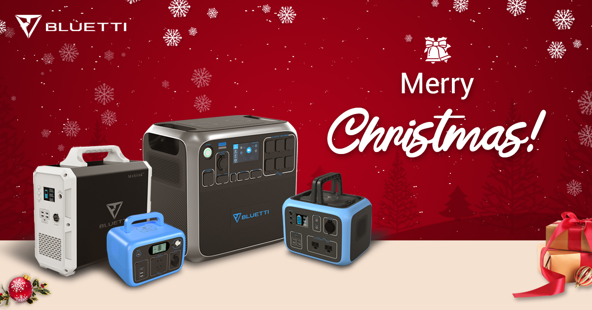 #merrychristmas🎄 
Bluetti wish you and your lovers stay safe and virus free in this holiday, happiness always around with yours.  Don’t forget Bluetti in here with you together.🥰
#AC30 Will Release at PDT 6:00PM, December 28th.Yes, it coming soon! Stay Tuned! Check our BIO.