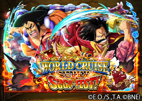 One Piece Treasure Cruise World Cruise Super Sugo Fest Finally Roger And Oden Are Here For The First Time On Treasure Cruise As Voiced Super Sugo Fest Only Characters Also Don T Miss
