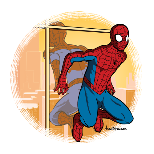 RT @spideymemoir: Spider-Man, art by Drew Crowley https://t.co/nBooKaXhd8