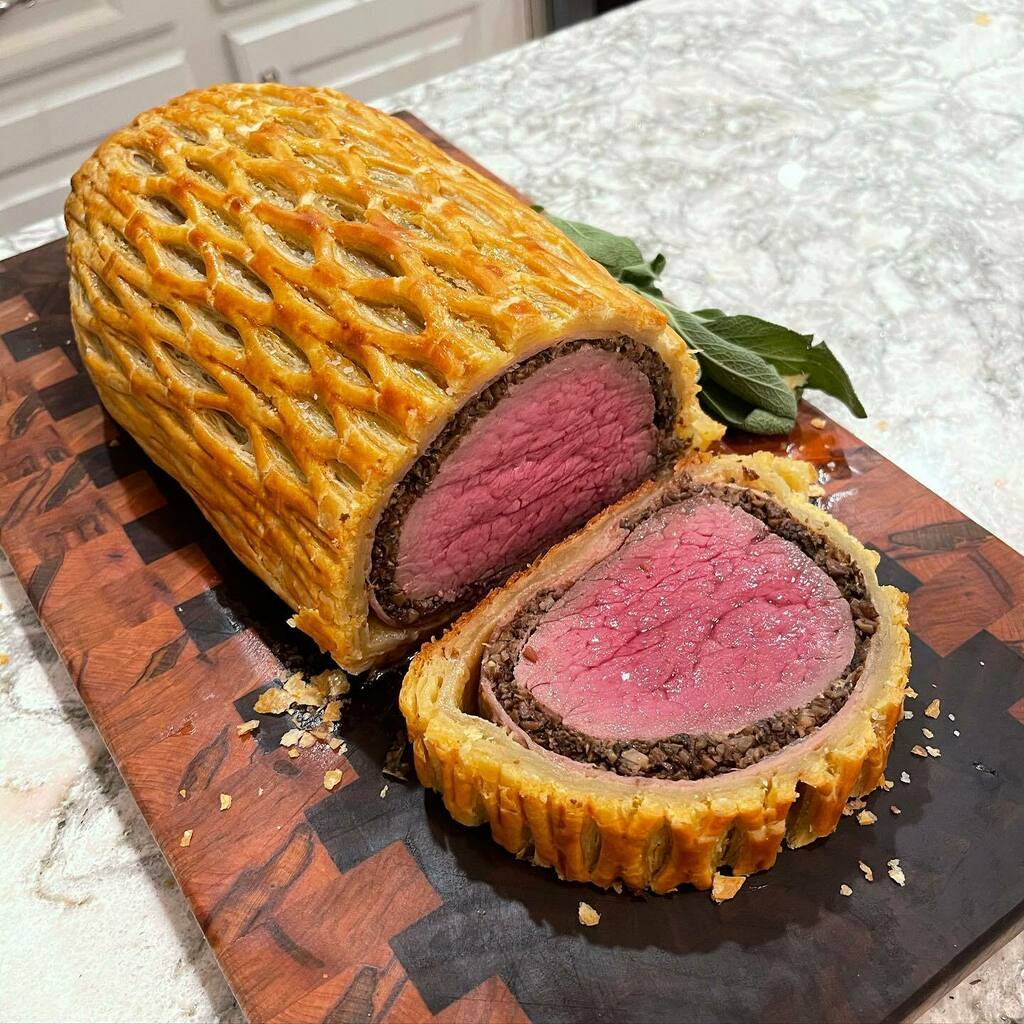 My beef Wellington came out lovely and I couldn’t be more happy! 
