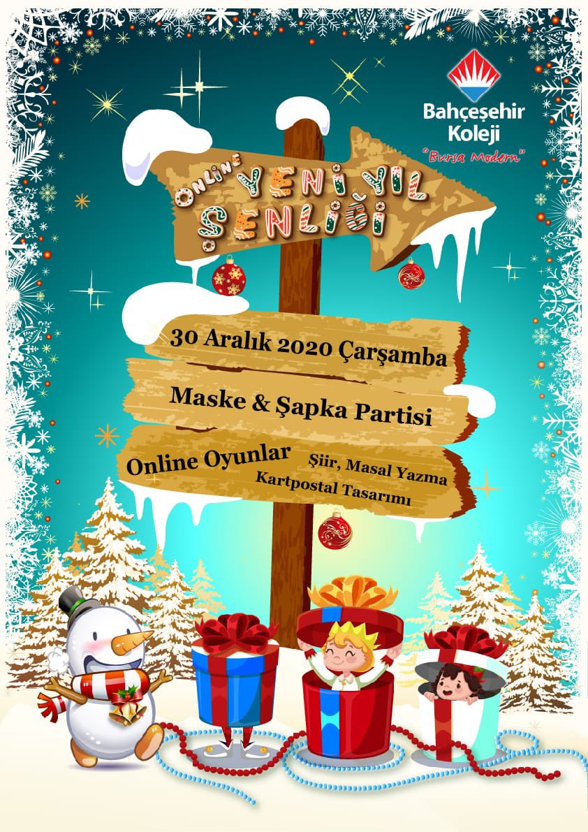 Gelenek bozulmuyor🎊
#bursamodernbk Yeni Yıl Şenliği’nde bir araya geliyor.🎉🥳🎄☃️❄️🎊