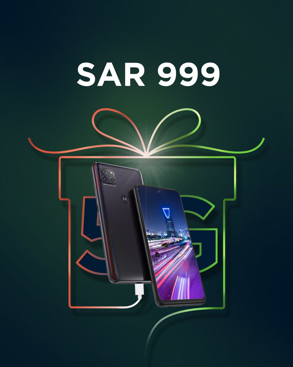 Motorola_Saudi's tweet photo. دلّع حالك واللي يعزّون عليك بهدية لا تنسى مع نهاية 2020

اطلب موتورولا
g5G
 الآن بـ999 ريال فقط
https://t.co/2avk5i5uMZ

#Motorola #g5G #UltraFast5GForAll

Treat yourself or your loved ones with an unforgettable gift to end 2020! 

Order your Motorola g5G for only AED 999 https://t.co/3Vac7RoqbA