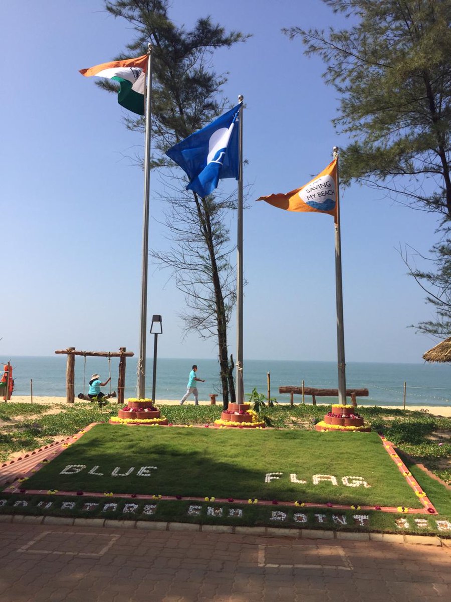 International Blue Flag hoisted at 8 beaches across the country including Shivrajpur in Gujarat