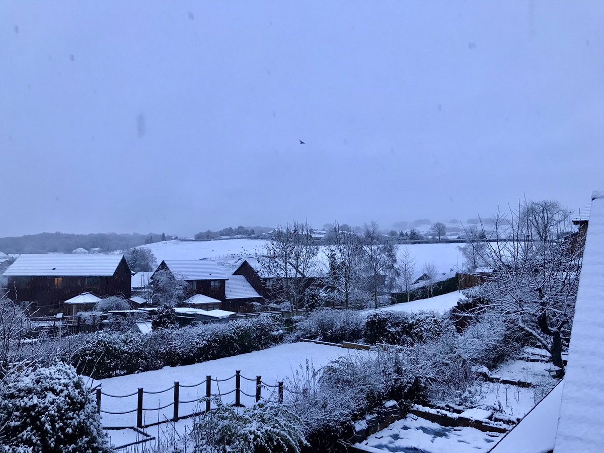 ❄️IT’S SNOWING!!!!!!⛄️🥰 Yeyyyyy 2020 I take back (some of) what I said about you!! 😄 #snow ⛄️