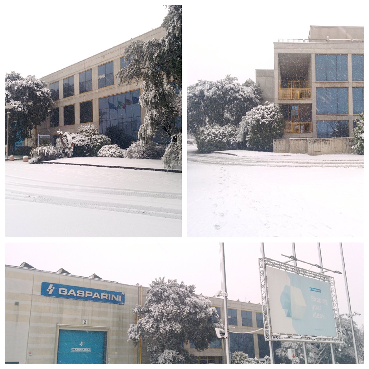 Questa settimana inizia regalandoci delle bellissime immagini della nostra azienda coperta da un candido manto di neve 🌨️☃️❄️

This week starts with some wonderful pictures of our company covered in a white blanket of snow 🌨️☃️❄️
